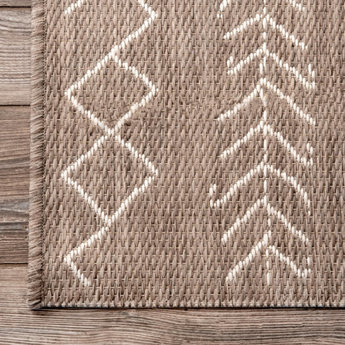 Foundry Select Laddonia Moroccan Indoor/Outdoor Beige Rug & Reviews